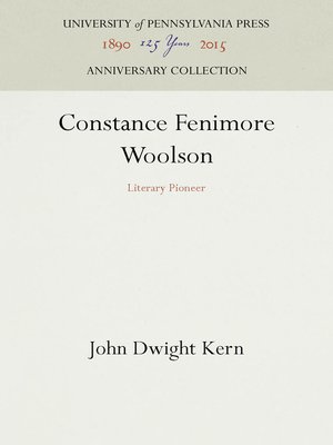 cover image of Constance Fenimore Woolson